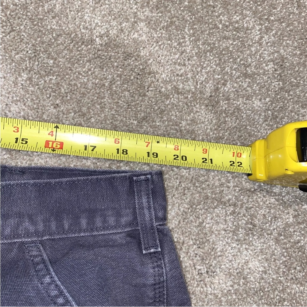 Carhartt Gray Dungaree Fit Canvas Pants B11 PTB‎ Men’s 40 X 32 Workwear … - Picture 5 of 7